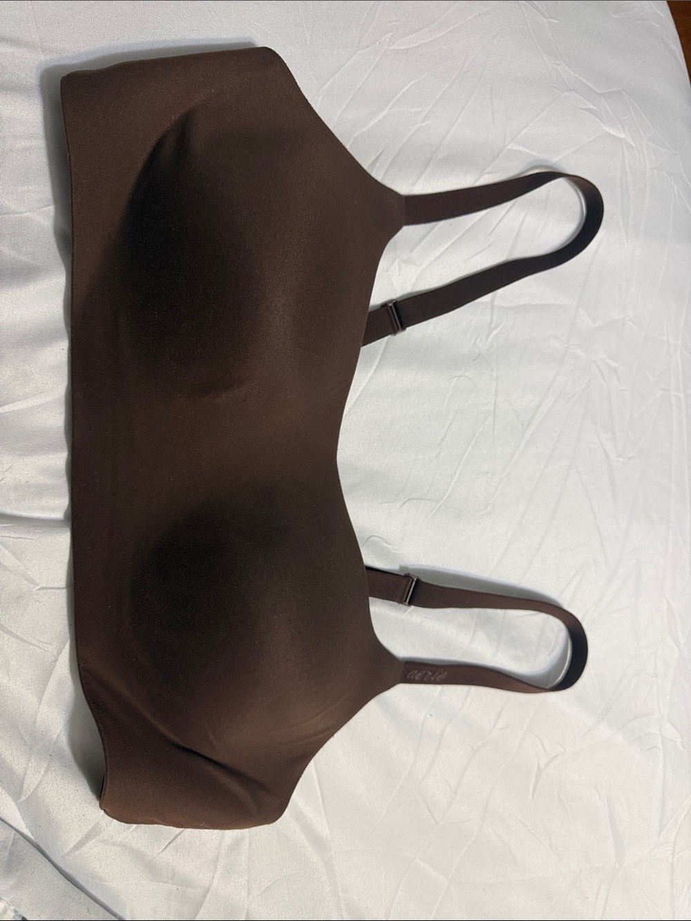 Seamless Brown Wireless Comfort Bra - Intimates Smoothez by Aerie Size: Large